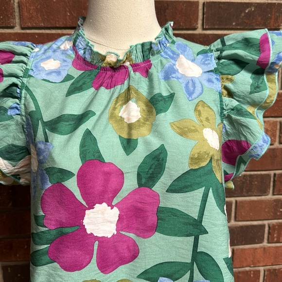 Entro Floral Ruffle Blouse - Picture 4 of 15